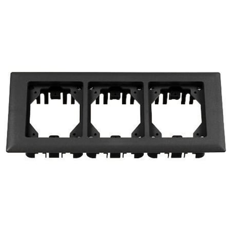 Hubbell Wiring Device-Kellems Box Cover, Floor Box Type, 3 Gang, Non-Metallic PFBRFBL3